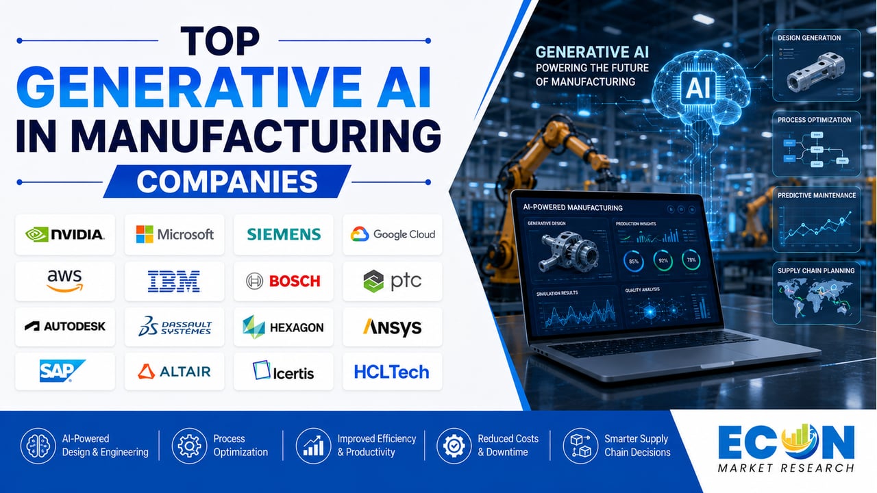 Top Generative AI in Manufacturing Companies Top Generative AI in Manufacturing Companies